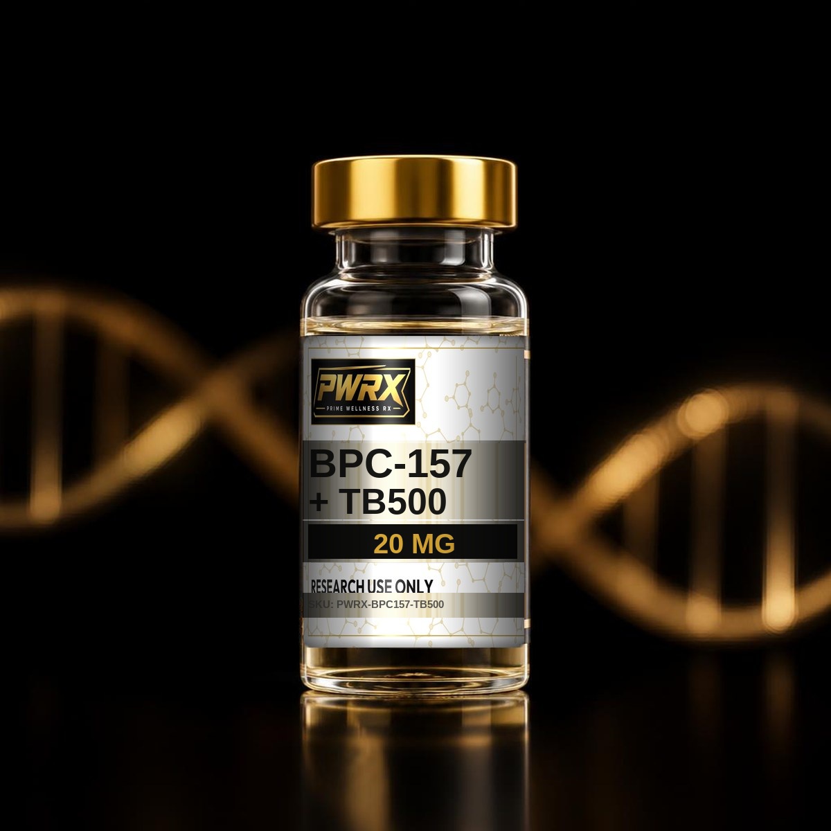 BPC-157 + TB500 20mg research peptide vial